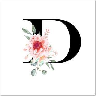 LETTER MONOGRAM D Posters and Art